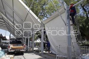 SAN PEDRO CHOLULA . INSTALACIÓN FERIA