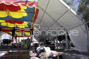 SAN PEDRO CHOLULA . INSTALACIÓN FERIA