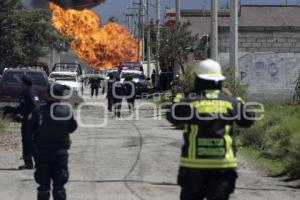 AMOZOC . EXPLOSIÓN GASODUCTO