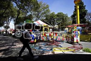 SAN PEDRO CHOLULA . INSTALACIÓN FERIA