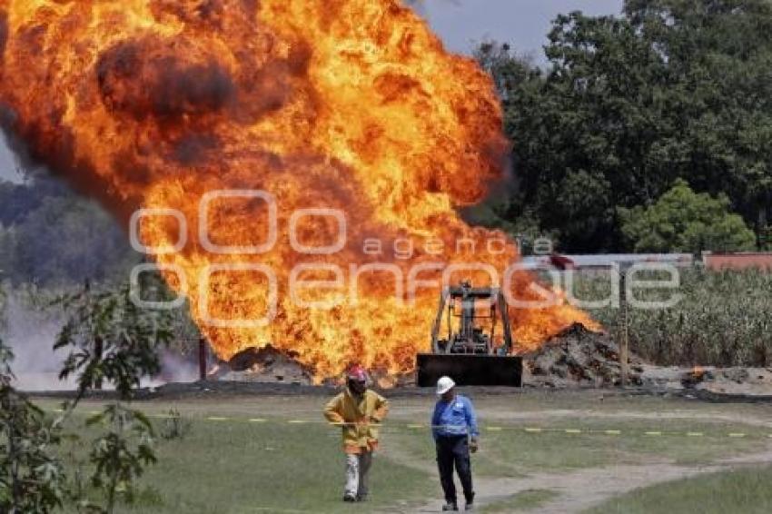 AMOZOC . EXPLOSIÓN GASODUCTO