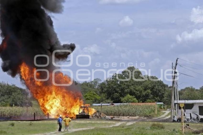 AMOZOC . EXPLOSIÓN GASODUCTO