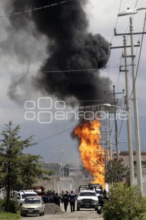 AMOZOC . EXPLOSIÓN GASODUCTO