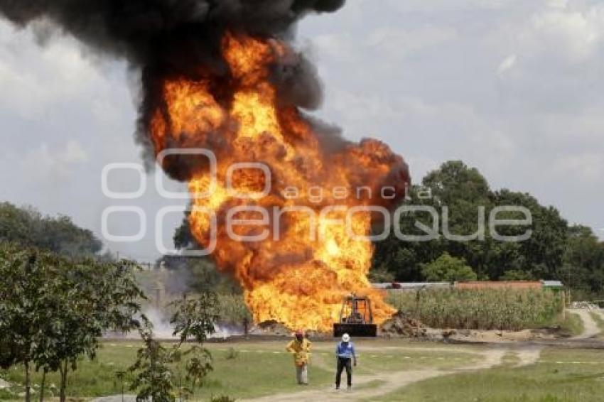 AMOZOC . EXPLOSIÓN GASODUCTO