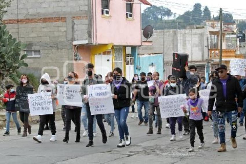 TLAXCALA . MANIFESTACIÓN NANACAMILPA