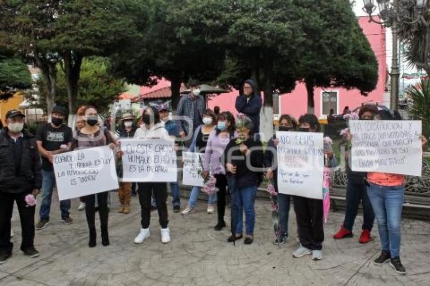 TLAXCALA . MANIFESTACIÓN NANACAMILPA