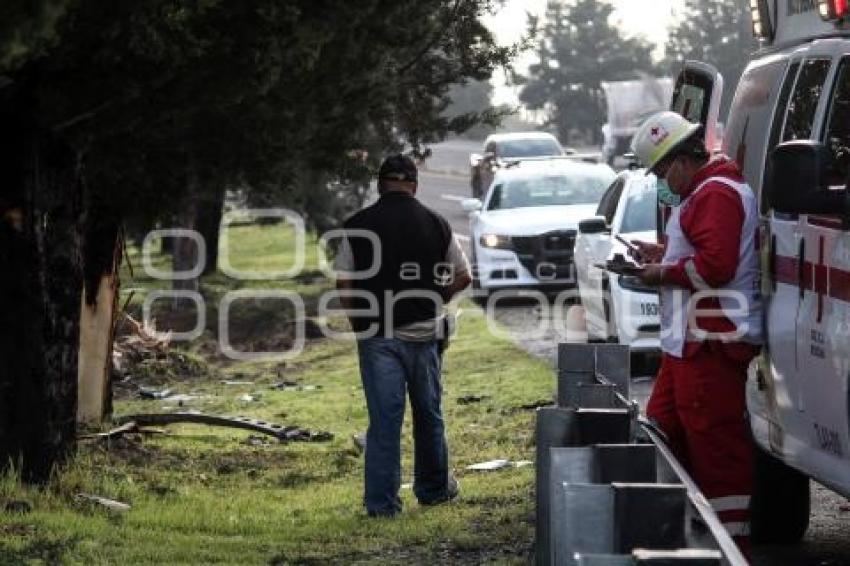 TLAXCALA . INCENDIO TRAILER