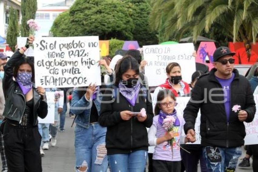 TLAXCALA . MANIFESTACIÓN NANACAMILPA