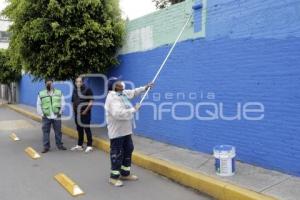 SAN ANDRÉS CHOLULA . REHABILITACIÓN CICLOVÍA