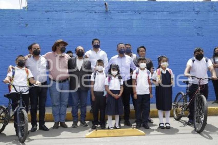 SAN ANDRÉS CHOLULA . REHABILITACIÓN CICLOVÍA