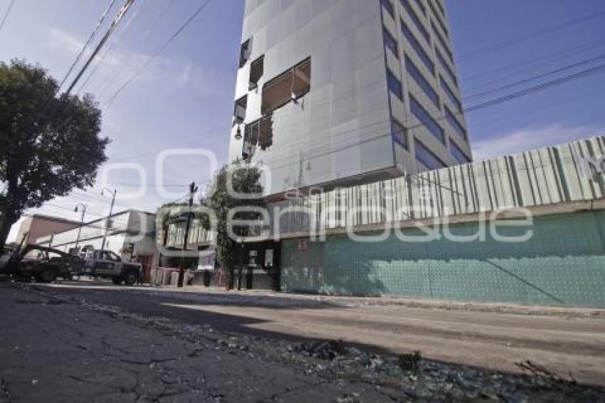 AFECTACIONES LLUVIA . DAÑO EDIFICIO