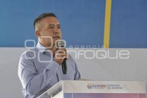 SAN ANDRÉS CHOLULA . ENTREGA ÚTILES ESCOLARES