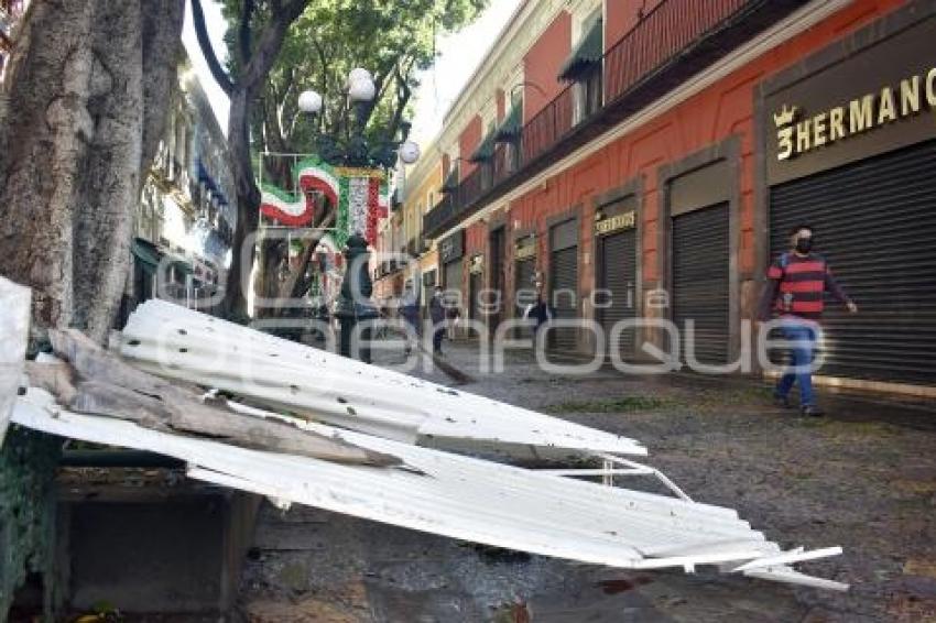 AFECTACIONES LLUVIA . LÁMINAS