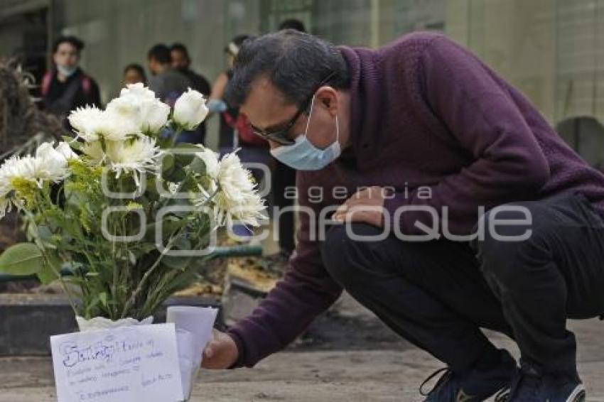 OFRENDA FLORAL . CALLE 5 DE MAYO