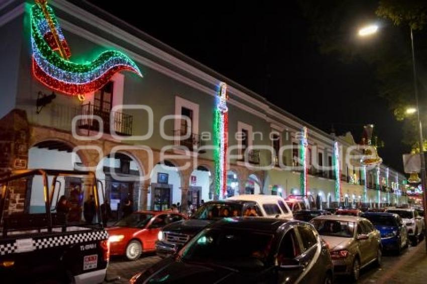 TLAXCALA . ILUMINACIÓN PATRIA