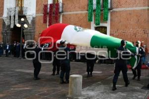 TLAXCALA . IZAMIENTO DE BANDERA