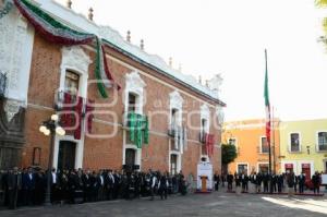 TLAXCALA . IZAMIENTO DE BANDERA