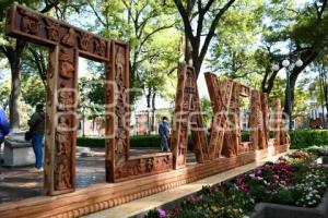 TLAXCALA . LETRAS MONUMENTALES