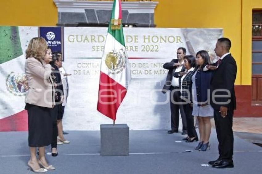 SAN ANDRÉS CHOLULA .  GUARDIA DE HONOR