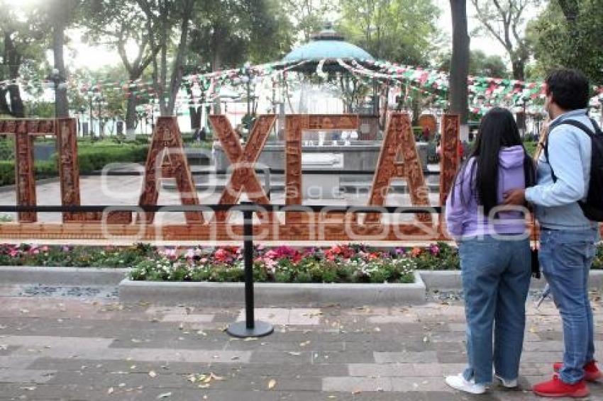 TLAXCALA . LETRERO