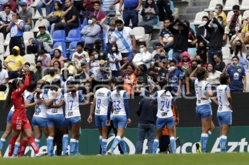 FÚTBOL FEMENIL . PUEBLA VS AMÉRICA