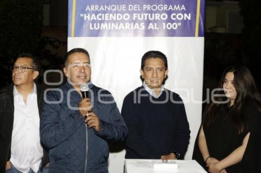 SAN ANDRÉS CHOLULA . ENCENDIDO LUMINARIAS