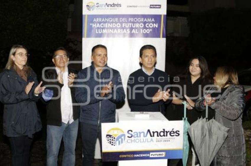 SAN ANDRÉS CHOLULA . ENCENDIDO LUMINARIAS