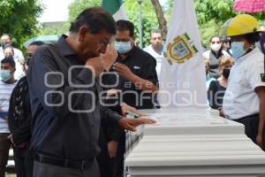 TEHUACÁN . HOMENAJE POLICÍA