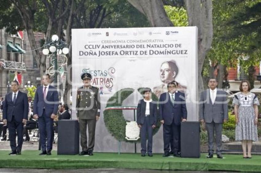 ANIVERSARIO NATALICIO . JOSEFA ORTIZ