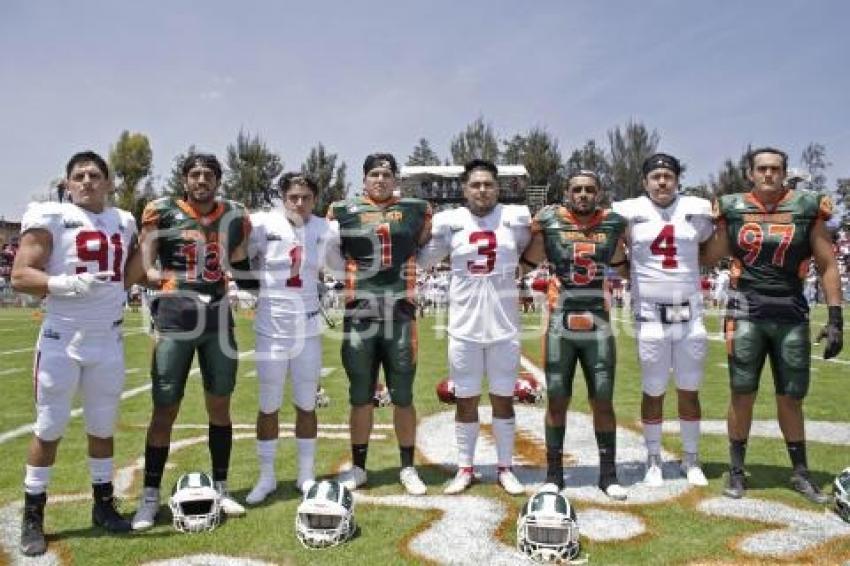 FÚTBOL AMERICANO . AZTECAS VS ÁGUILAS BLANCAS