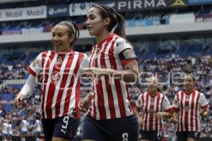 FÚTBOL FEMENIL . PUEBLA VS CHIVAS