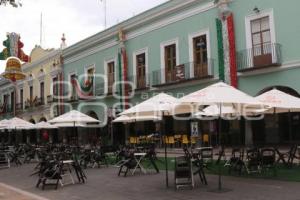 TLAXCALA . CALLES CERRADAS