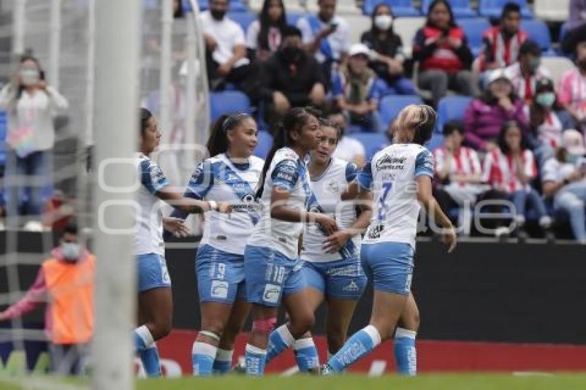 FÚTBOL FEMENIL . PUEBLA VS CHIVAS