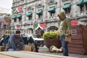 ZÓCALO . ESCENARIO 15 DE SEPTIEMBRE