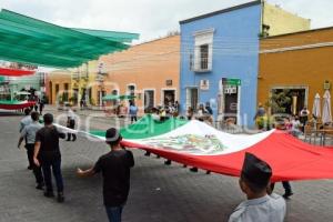 TLAXCALA . DEMOSTRACIÓN DESFILE