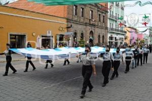 TLAXCALA . DEMOSTRACIÓN DESFILE