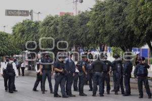 MERCADO HIDALGO . OPERATIVO POLICIACO