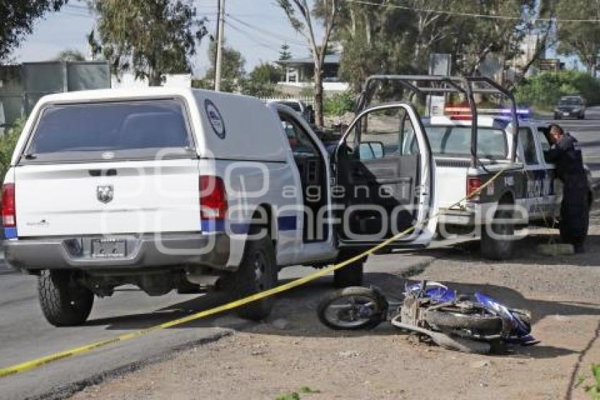 NOTA ROJA . MOTOCICLISTA