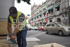 ZÓCALO . ESCENARIO 15 DE SEPTIEMBRE