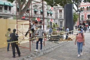 ZÓCALO .  ESCENARIO 15 DE SEPTIEMBRE