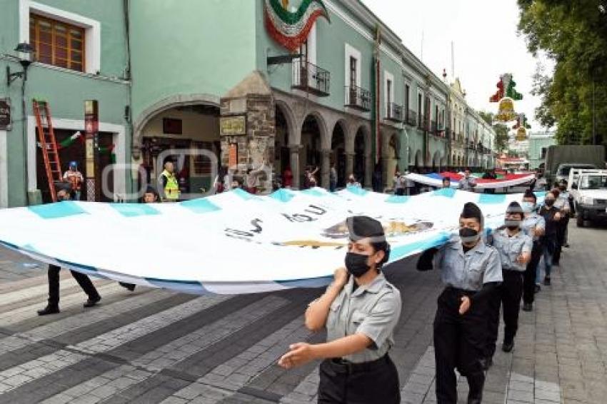 TLAXCALA . DEMOSTRACIÓN DESFILE