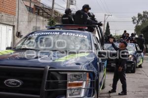 MERCADO HIDALGO . OPERATIVO POLICIACO