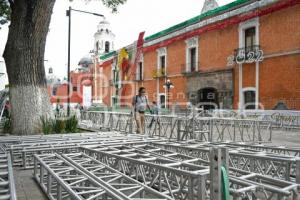 TLAXCALA . ESCENARIO FESTEJOS PATRIOS