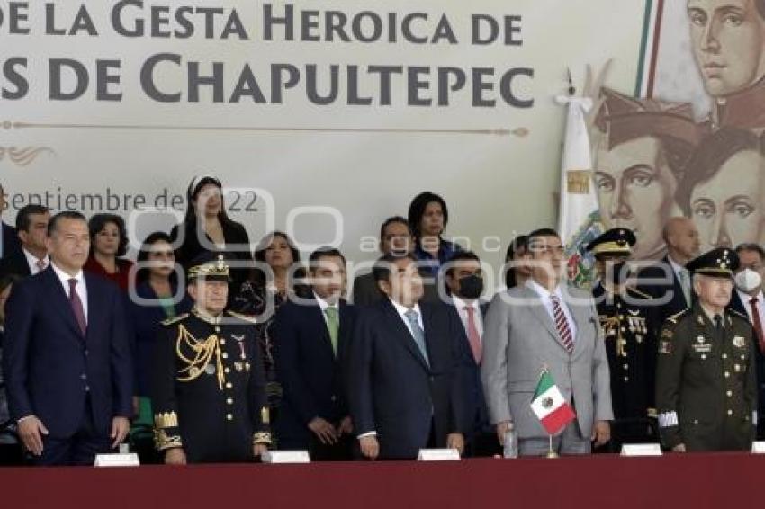 GOBIERNO ESTATAL . CEREMONIA NIÑOS HEROES