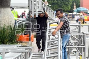 TLAXCALA . ESCENARIO FESTEJOS PATRIOS