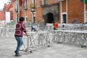 TLAXCALA . ESCENARIO FESTEJOS PATRIOS