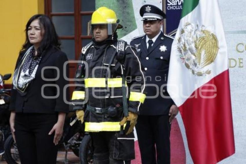 SAN ANDRÉS CHOLULA . GUARDIAS DE HONOR