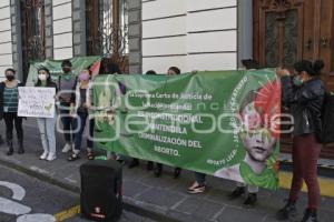 PROTESTA LEGALIZACIÓN ABORTO