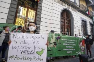 PROTESTA LEGALIZACIÓN ABORTO