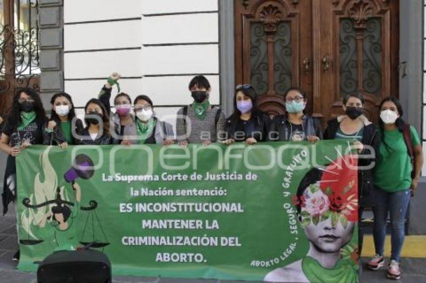 PROTESTA LEGALIZACIÓN ABORTO